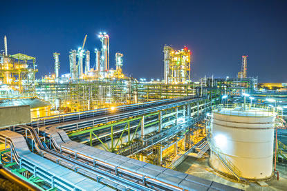 Petrochemical plant — chemical logistics